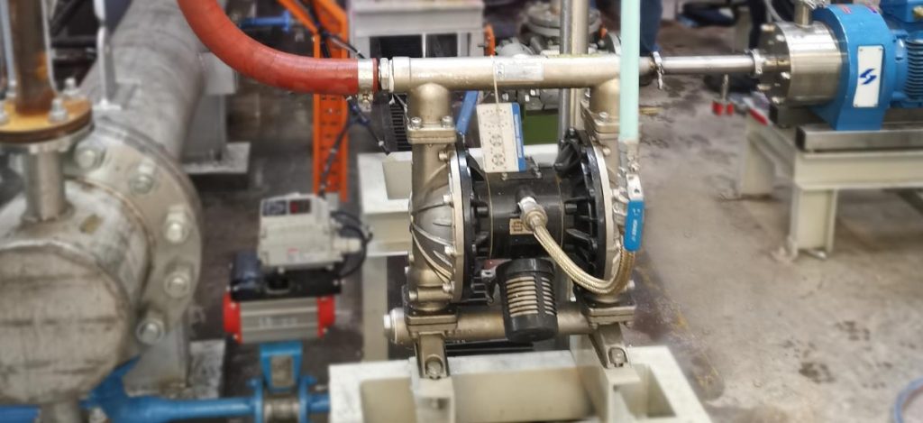 bomba instalada