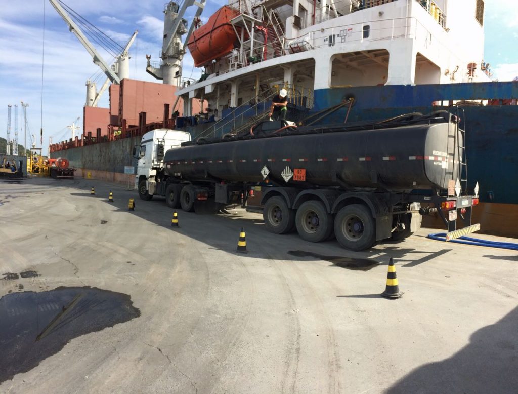 tanque remoo residuos navio