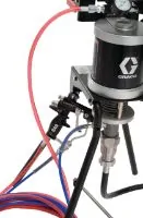 Paquete de asistencia de aire Merkur ES 15:1, flujo de fluido de 0,4 gpm (1,5 lpm), montaje estándar, con pistola G15, manguera de succión y acero galvanizado - Imagen 6